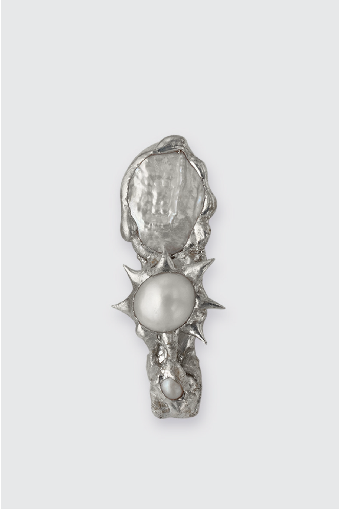 Pearl Spike Barette